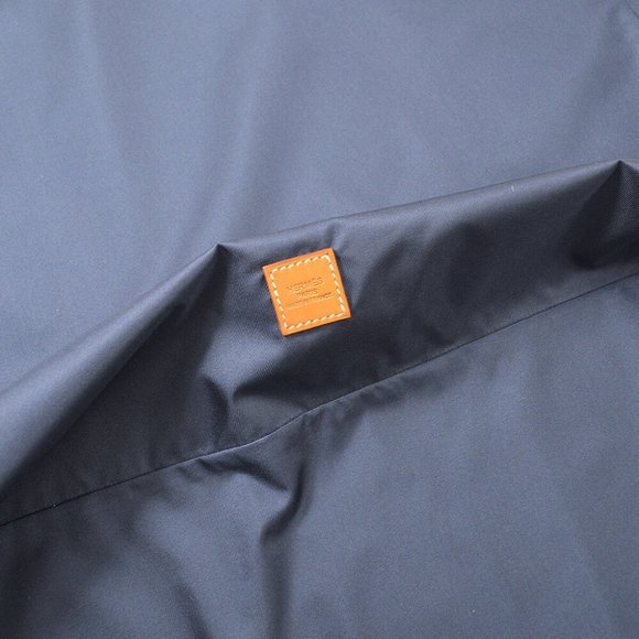 HERMES Housse De Voyage MM Travel Silk Cushion Cover Blue C FM 001 PM 03376 - Picture 4 of 5